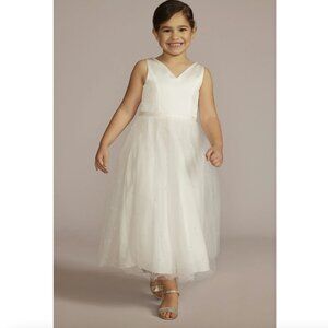 DB Studio Flower Girl Dress w Bow at the Back, size 3 years